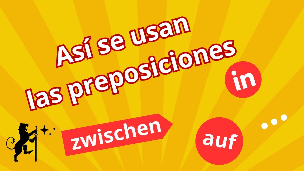 Truco para usar las PREPOSICIONES en ALEM&Aacute;N 🔴