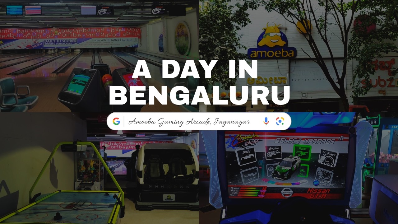 Exploring Bengaluru | AMOEBA Gaming Arcade | Episode 01 | #bengaluru #gaming #arcade