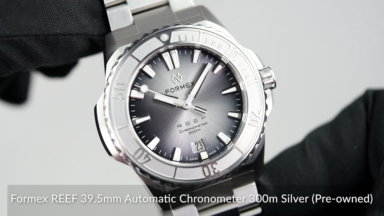Formex REEF 39.5mm Automatic Chronometer 300m Silver (Pre-owned)