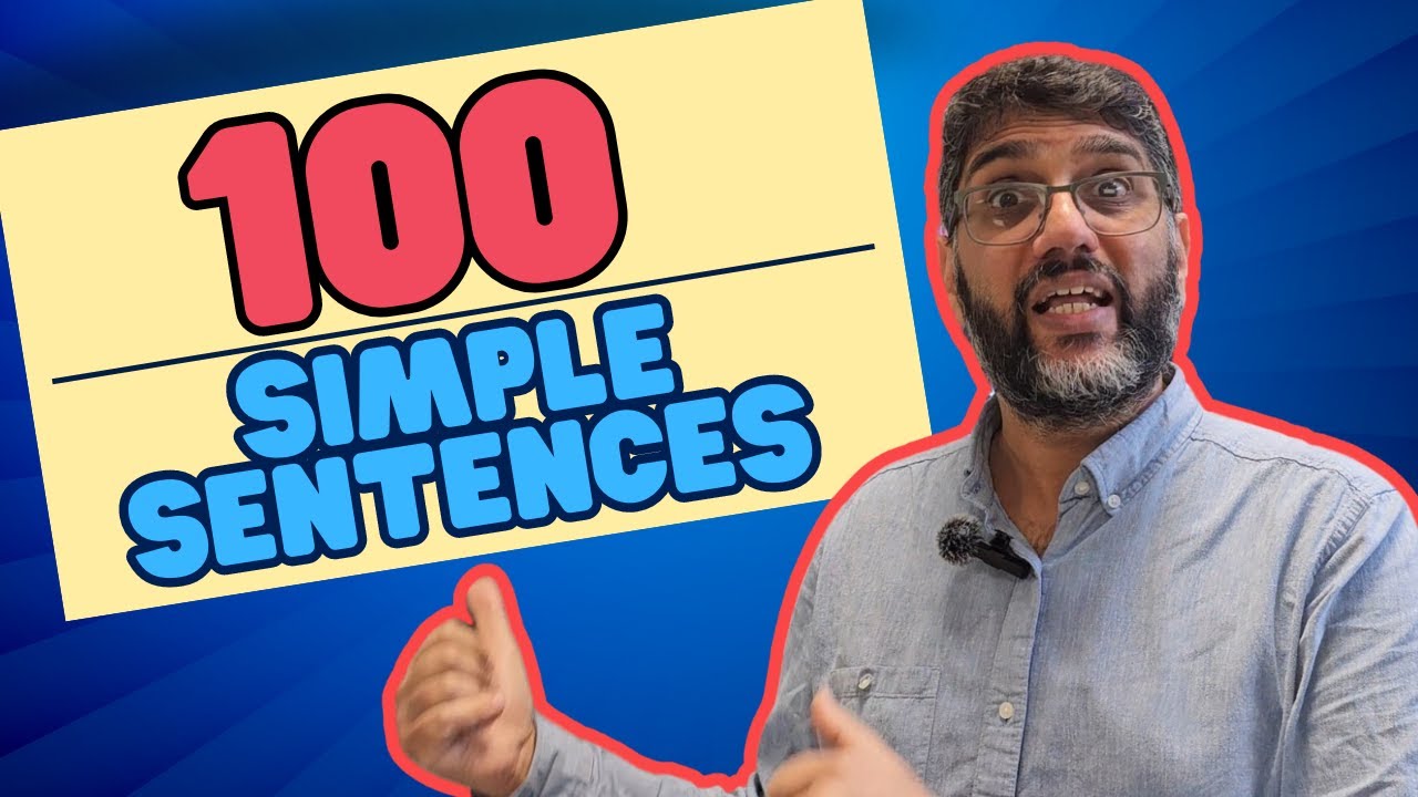 Make 100 SIMPLE SENTENCES easily and improve your ENGLISH