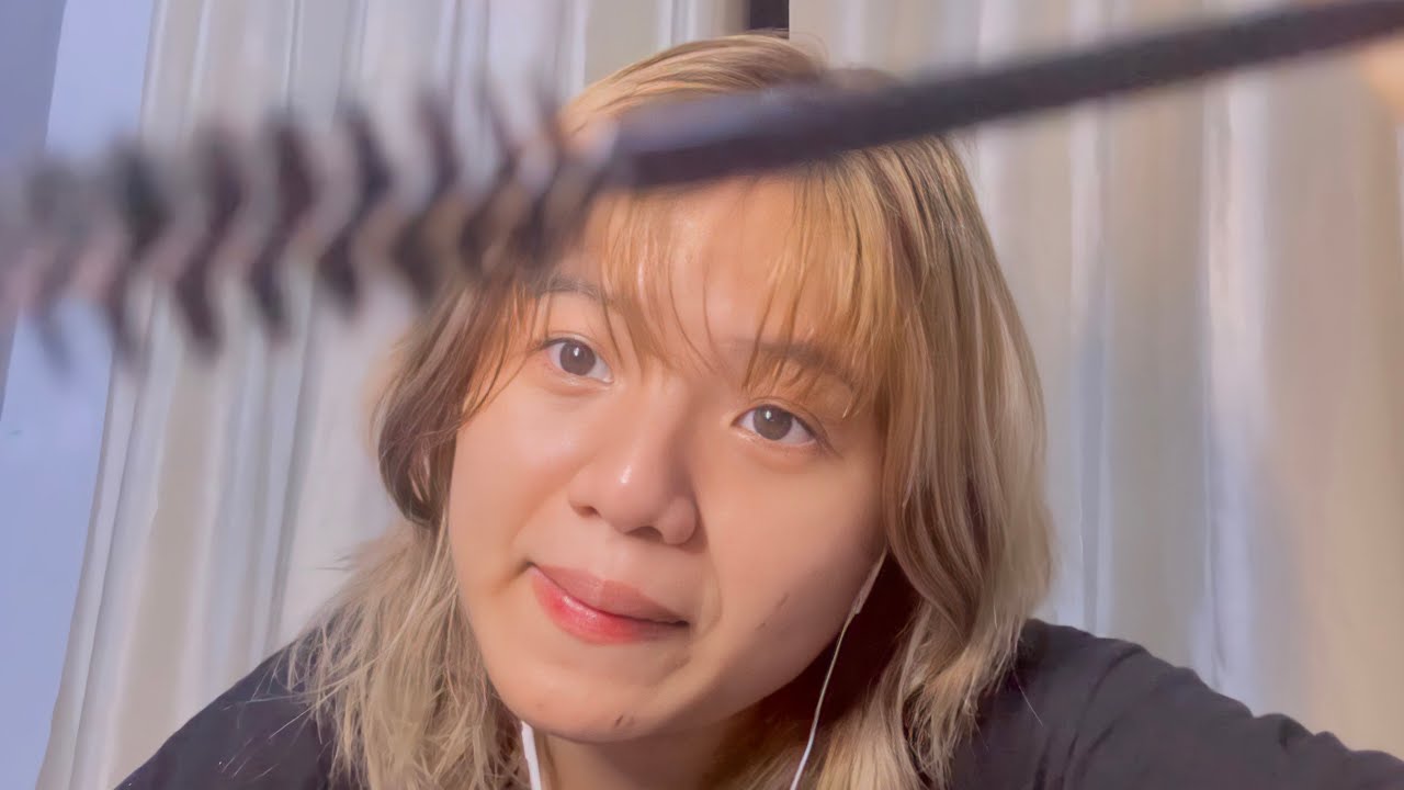 ASMR doing your eyebrows (layered)