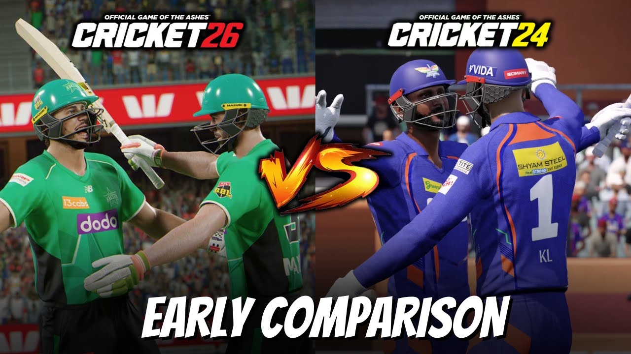 Cricket 26 vs Cricket 24 | Early Comparison & Major Changes You Should Know!