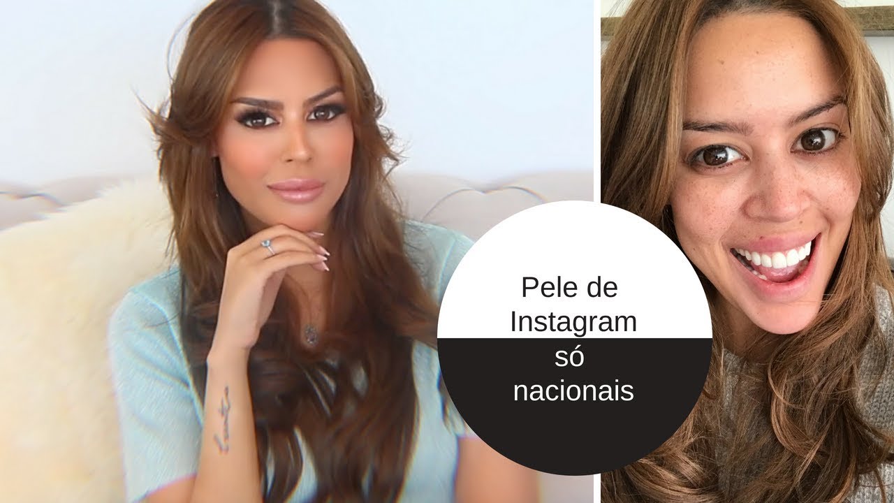 Da série: É FACETUNE OU MAKE? PELE PERFEITA! só com produtos nacionais