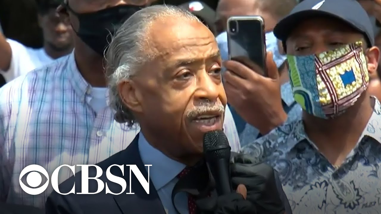 Rev. Al Sharpton speaks about George Floyd's death