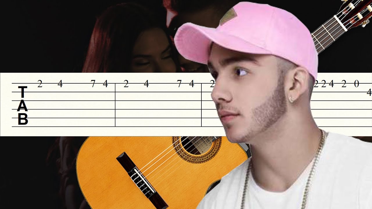 Una Lady Como Tu / Manuel Turizo / Guitarra Tutorial Tablatura