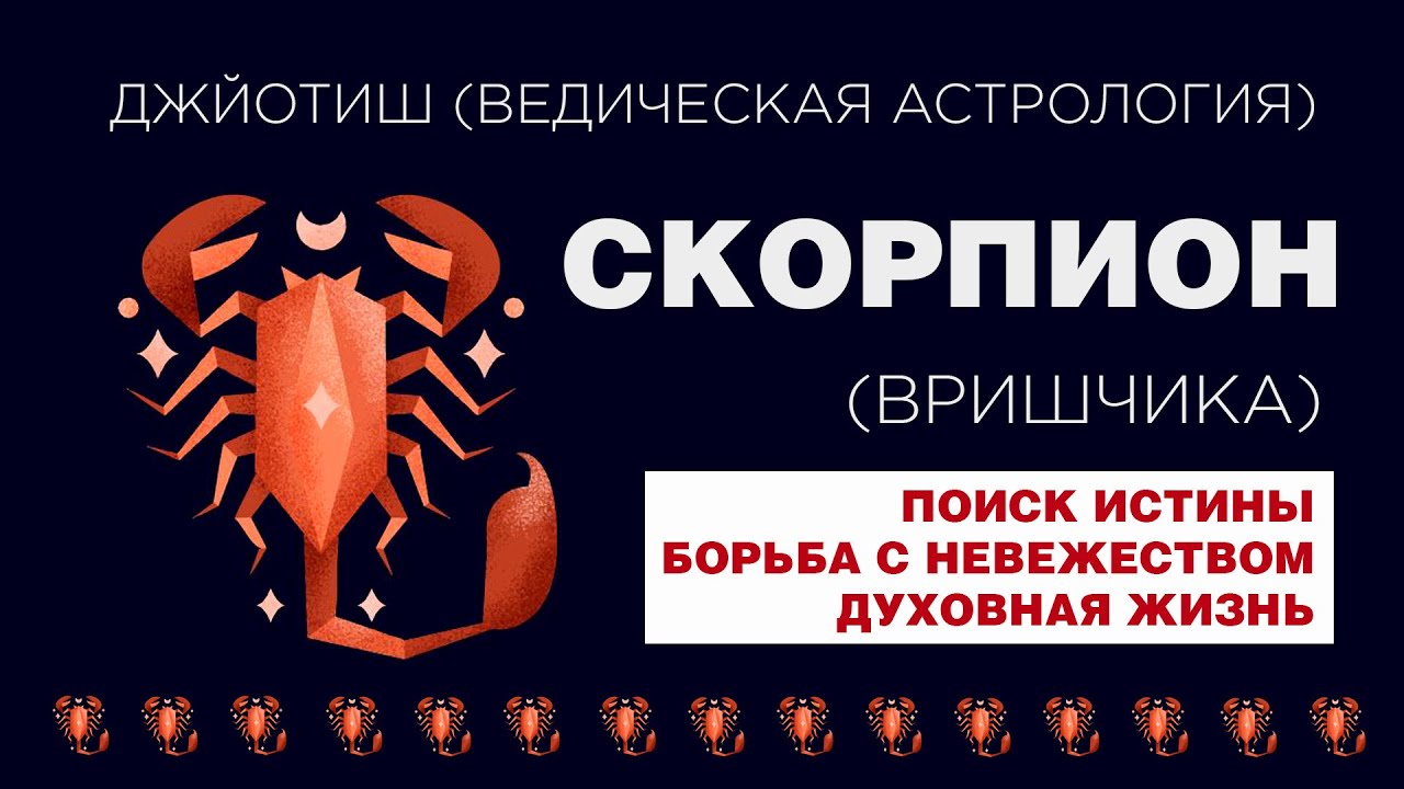 Архетип Скорпион (Вришчика). Типаж человека с сильным знаком Скорпион.