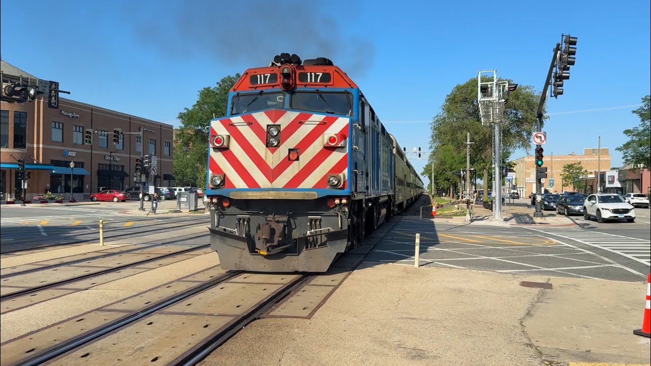 The Complete Metra Evening Rush Hour At LaGrange Road On June 20, 2025