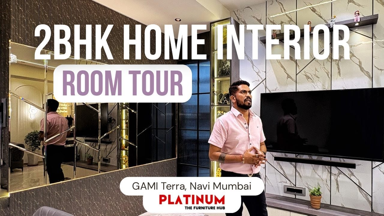 2BHK GAMI Terra, Navi Mumbai Interior Site Walkthrough | Room Tour | Platinum Furniture Hub