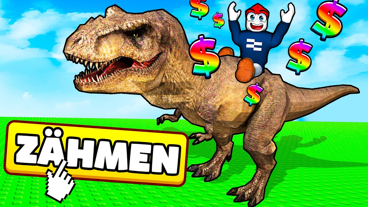 Ich ZÄHME T-REX und BEKOMME MILLIONEN in Roblox