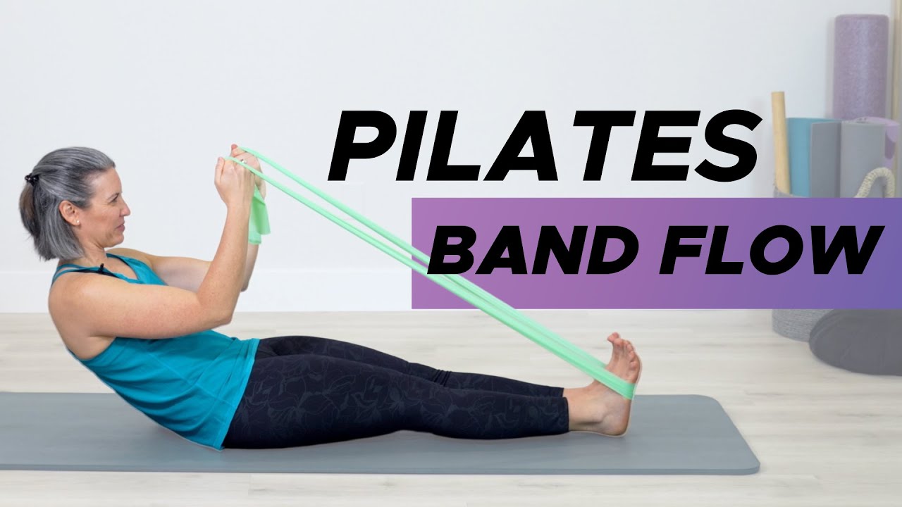 TOTAL BODY PILATES WORKOUT WITH BANDS | 40 MINUTE WORKOUT