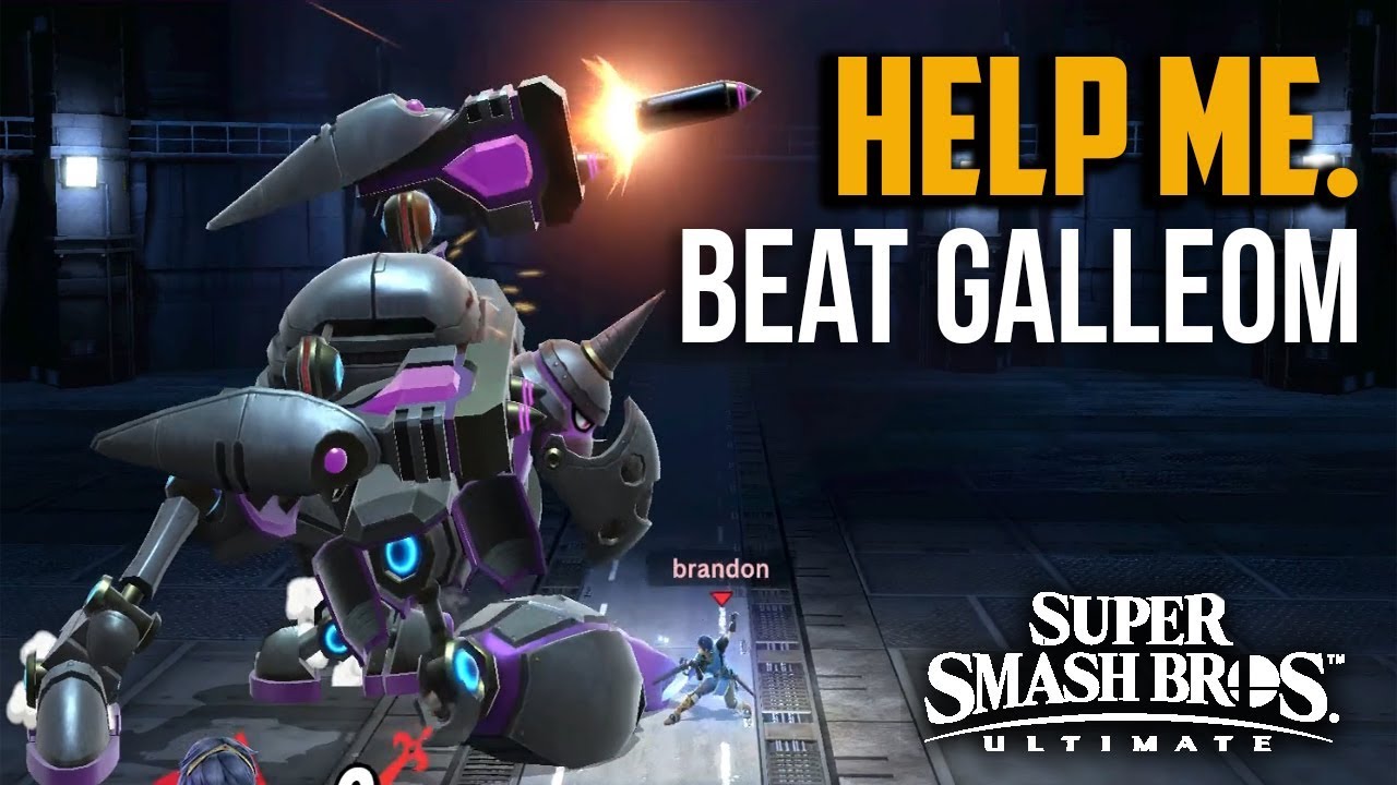 Super Smash Bros Ultimate - How to Beat Galleom on Hard (World of Light Boss)
