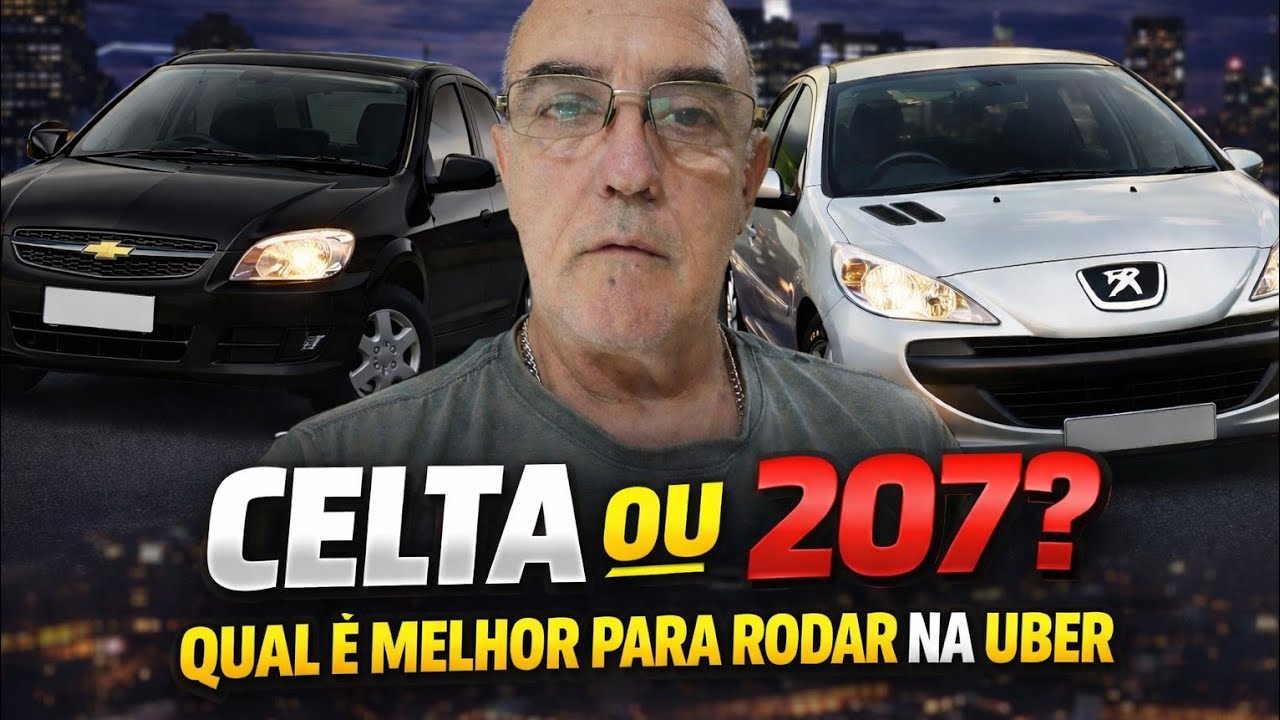 Celta ou 207 (qual é melhor pra rodar na Uber)?