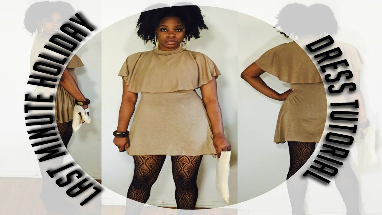 DIY/Tutorial : Easy Last Minute Holiday Dress #2