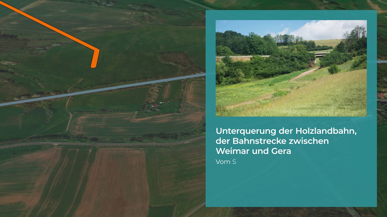 SuedOstLink, Abschnitt B, Verlauf der Vorschlagstrasse (§ 19 NABEG)
