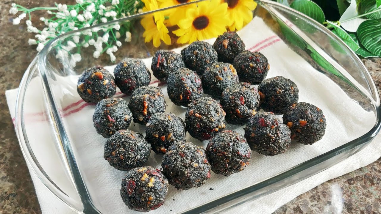 养生小零食【核桃黑芝麻丸】一天一粒，吃出好气色|Black sesame balls,Eat one a day and you will have a good complexion