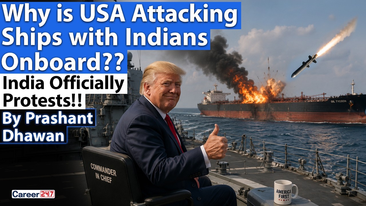 WHY IS USA ATTACKING SHIPS WITH INDIANS ONBOARD? | Bharat Officially Protests | By Prashant Dhawan