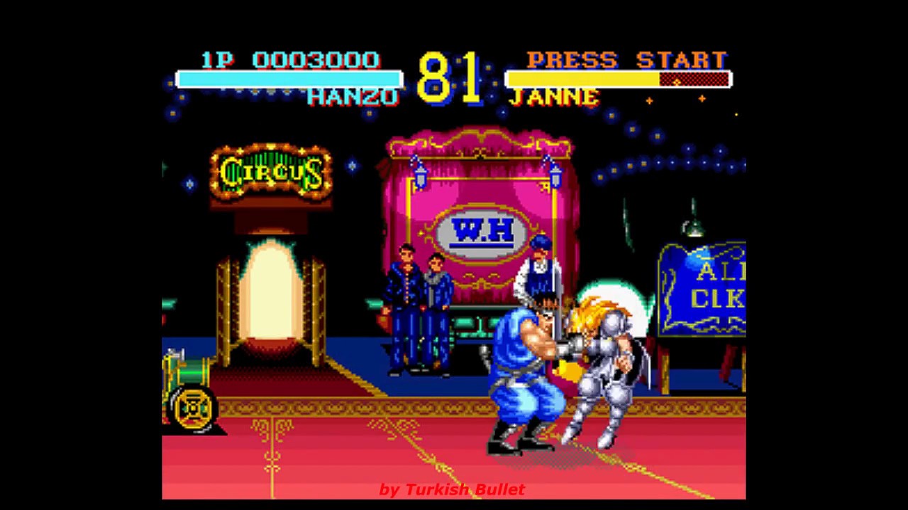 World Heroes (World) (Super Nintendo) - (Longplay - Hanzo | Normal Mode | Hardest Difficulty)