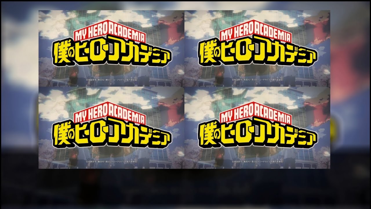 Boku no Hero Academia Season 4 Opening ( Polaris ) - Instrumental TvSize