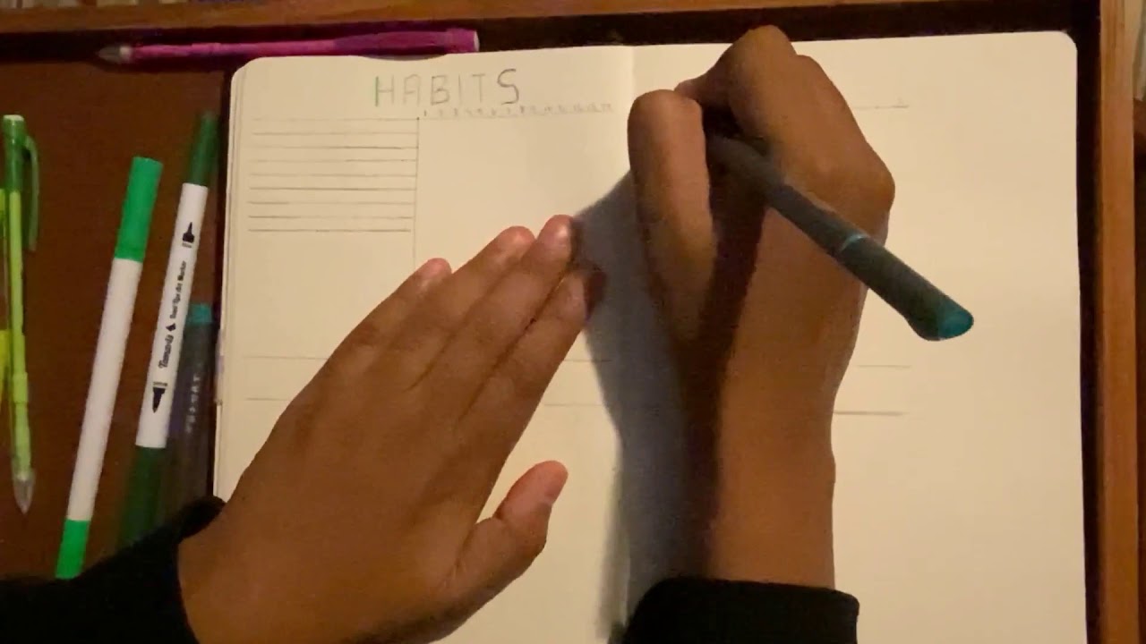 January 2020 Bullet Journal Setup