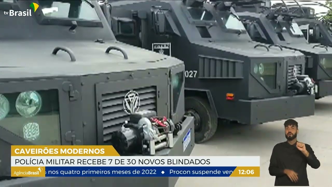 RJ | Polícia Militar recebe sete novos veículos blindados