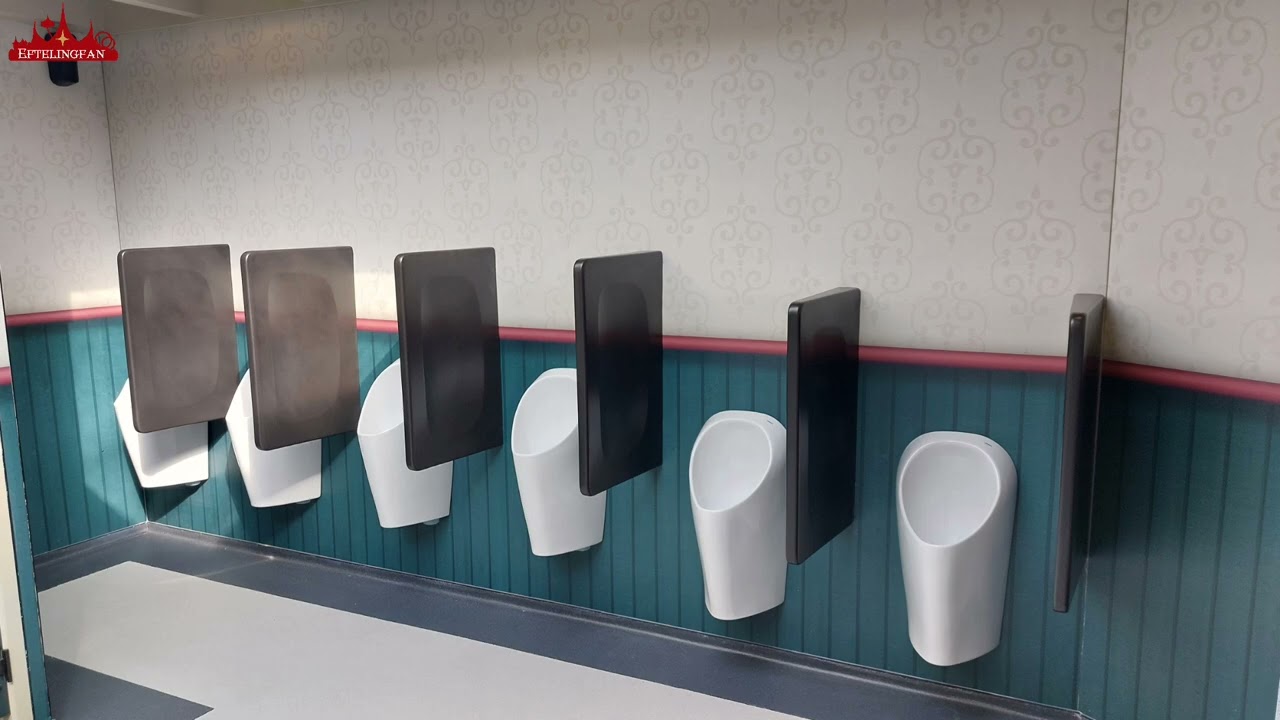 De vernieuwde wc's van de afgelopen tijd in de Efteling 2023.