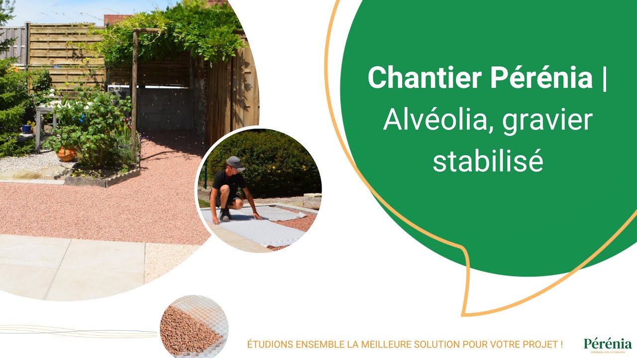 Chantier Pérénia, aménage vos extérieurs | Alvéolia, gravier stabilisé