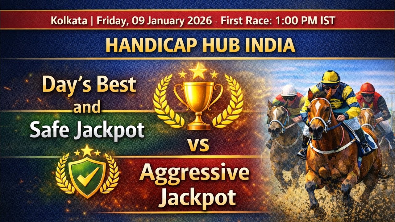 Kolkata Horse Racing Tips Today | 09 Jan 2026 Full Card | Day&rsquo;s Best & Jackpot Analysis