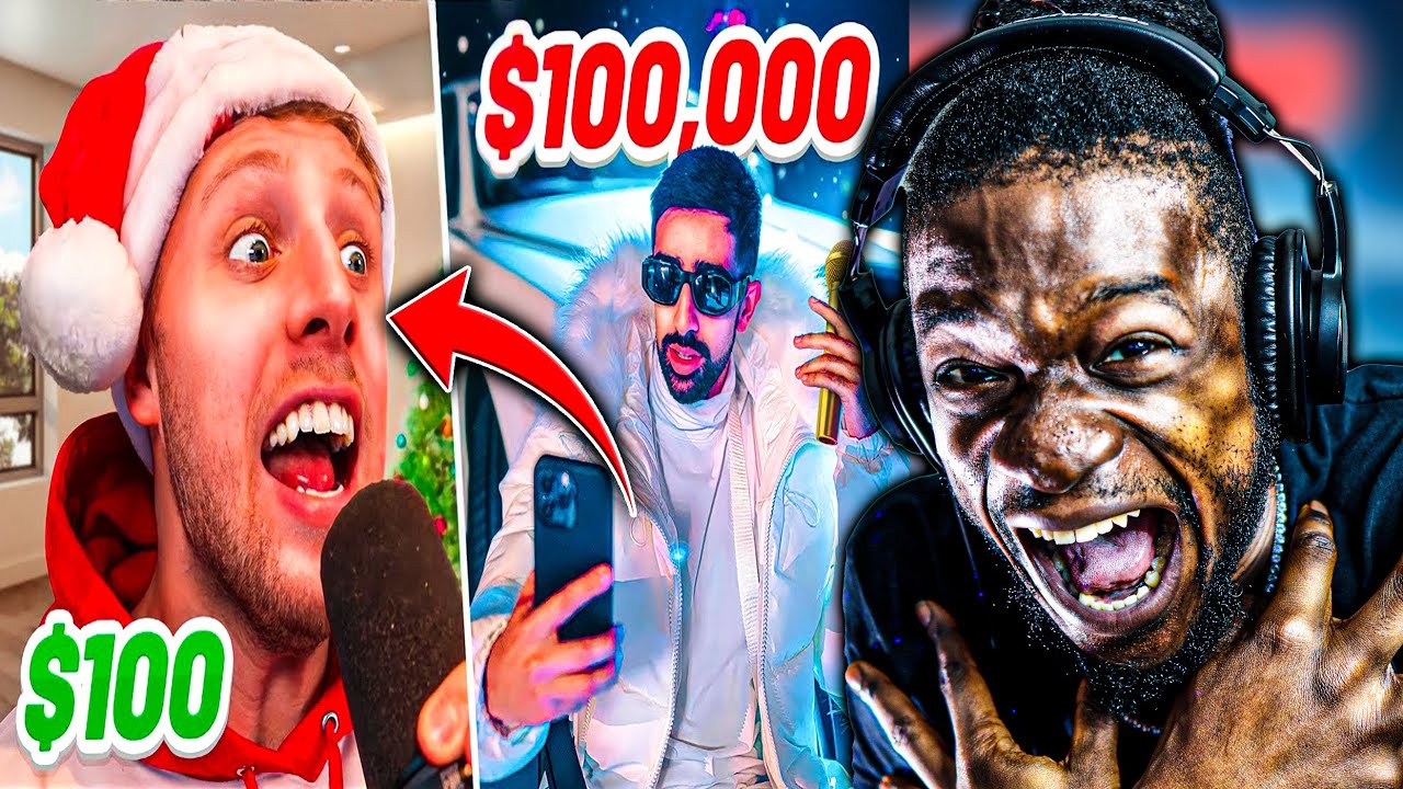 THIS WAS A MOVIE! | SIDEMEN $100,000 vs $100 CHRISTMAS SONG (REACTION)