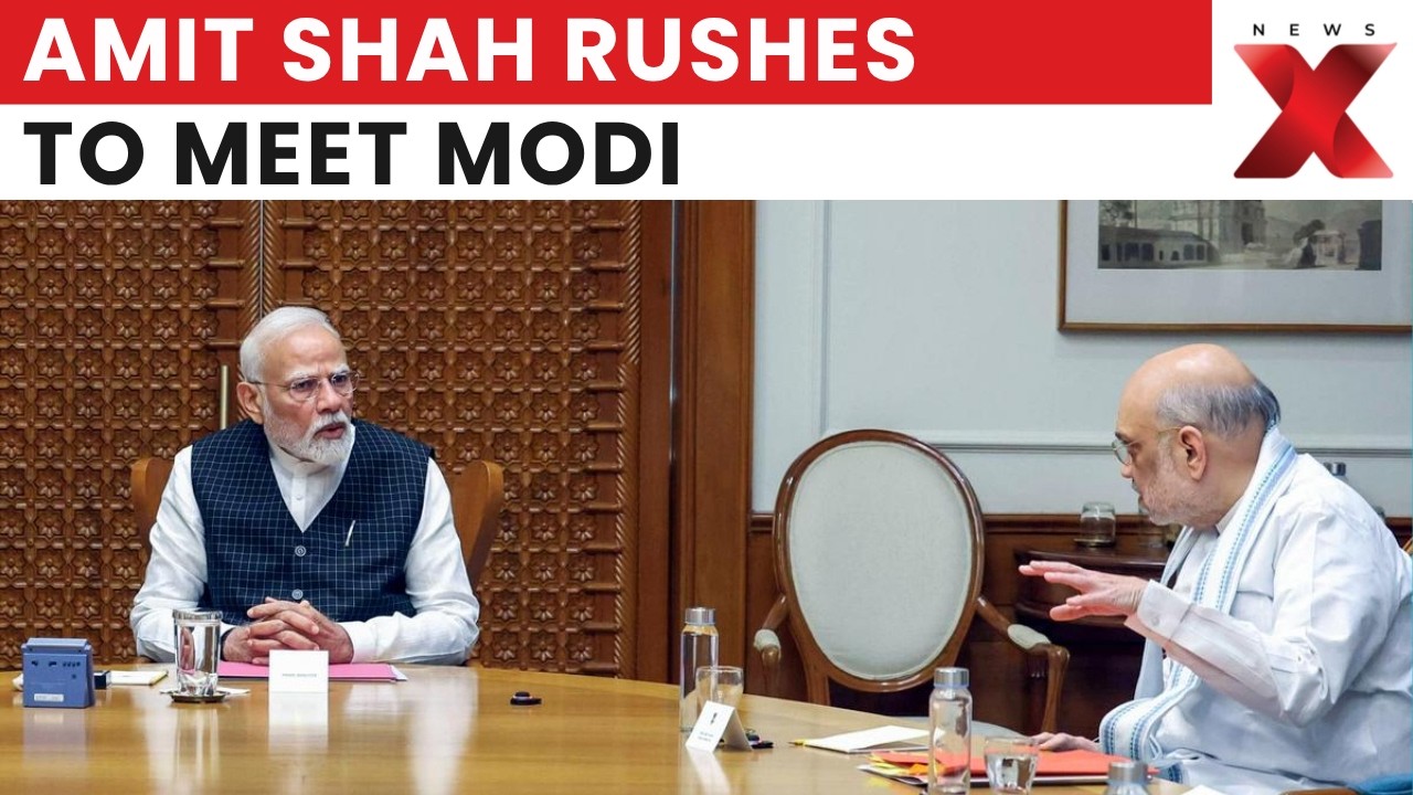 Amit Shah Meets PM Modi After Cabinet Meeting, Key Talks Fuel Speculation in Delhi | NewsX