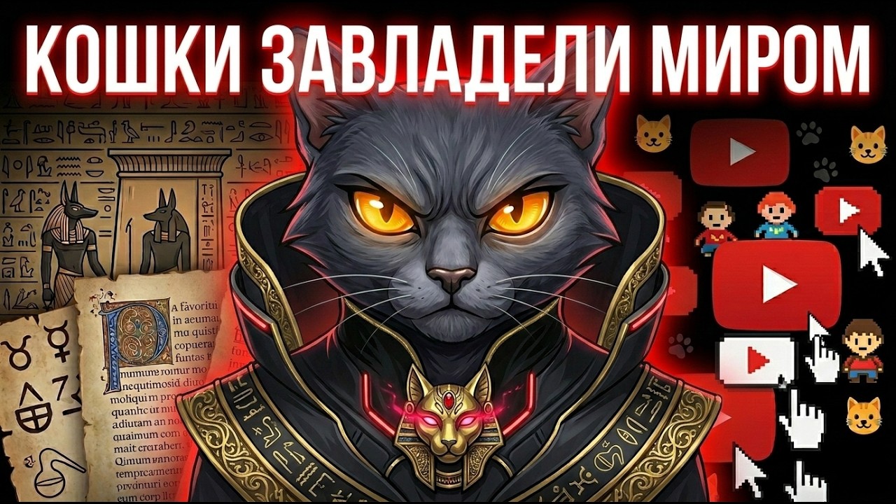 КОШКИ ЗАВЛАДЕЛИ МИРОМ: Биологический хак длинной 10000 лет
