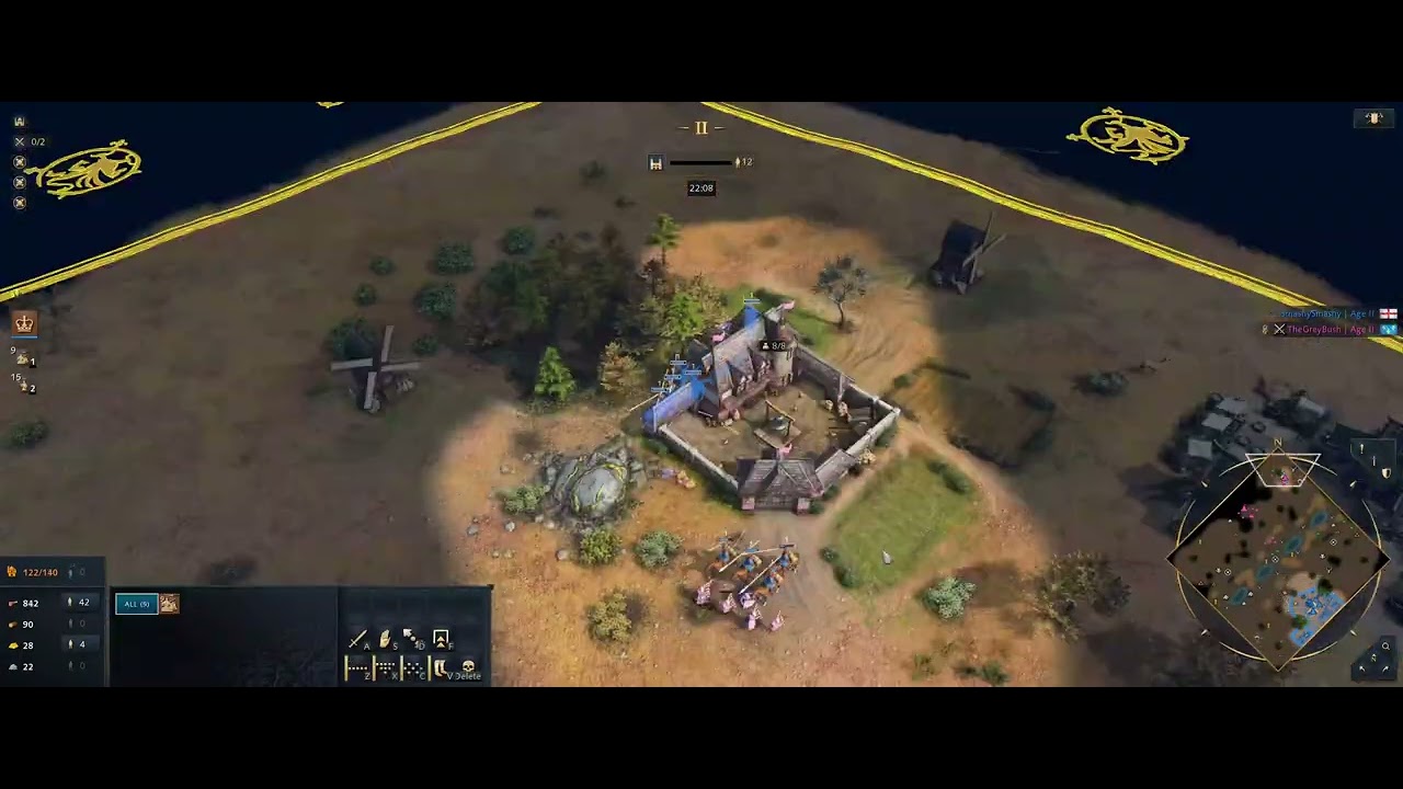 [AOE4] French knights made my base a prison - (Gold 2 // 898 pts // Game 17)