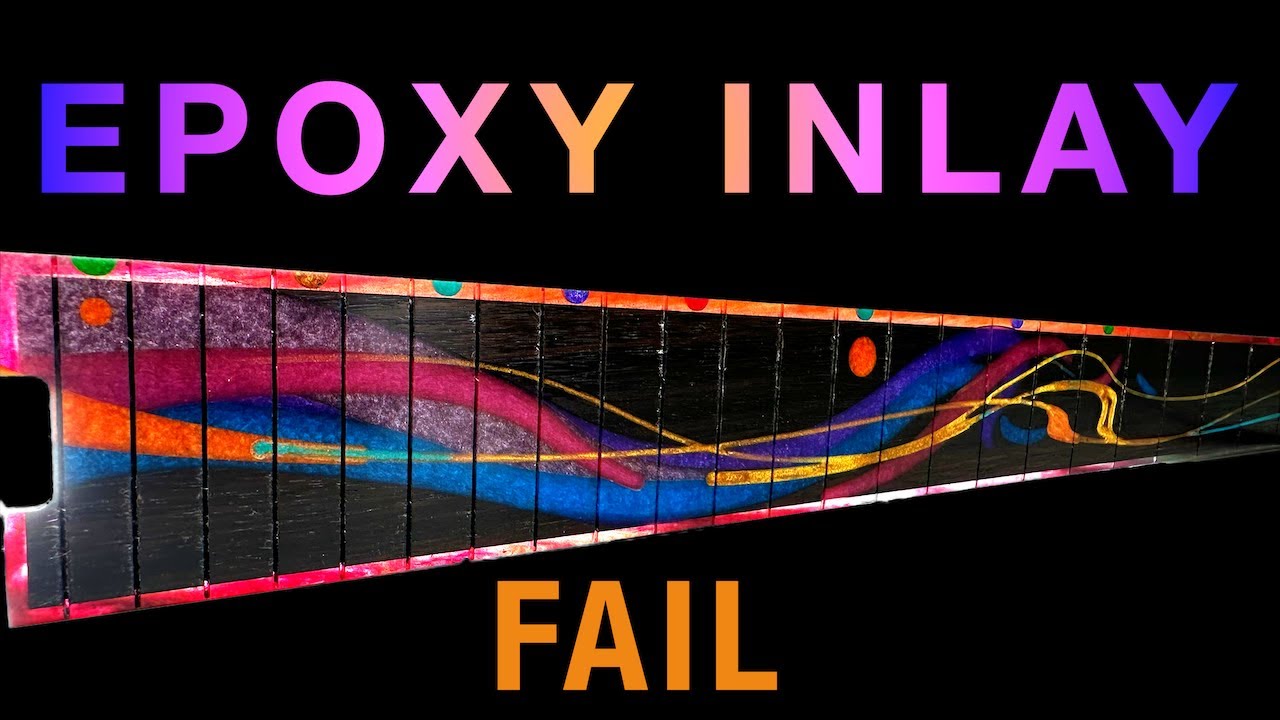 Experiments with Epoxy Fretboard Inlays