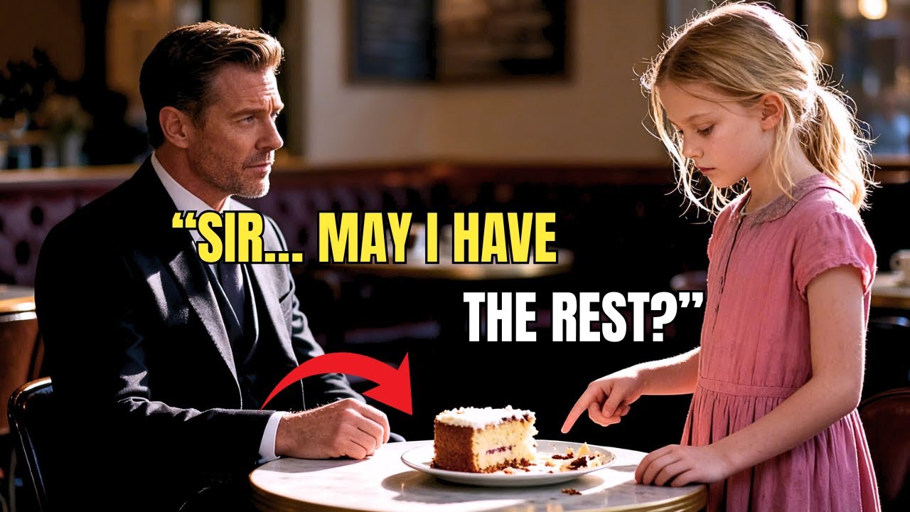 A Little Girl Refused a New Cake and Asked a Millionaire for His Leftovers — A Lesson in Dignity