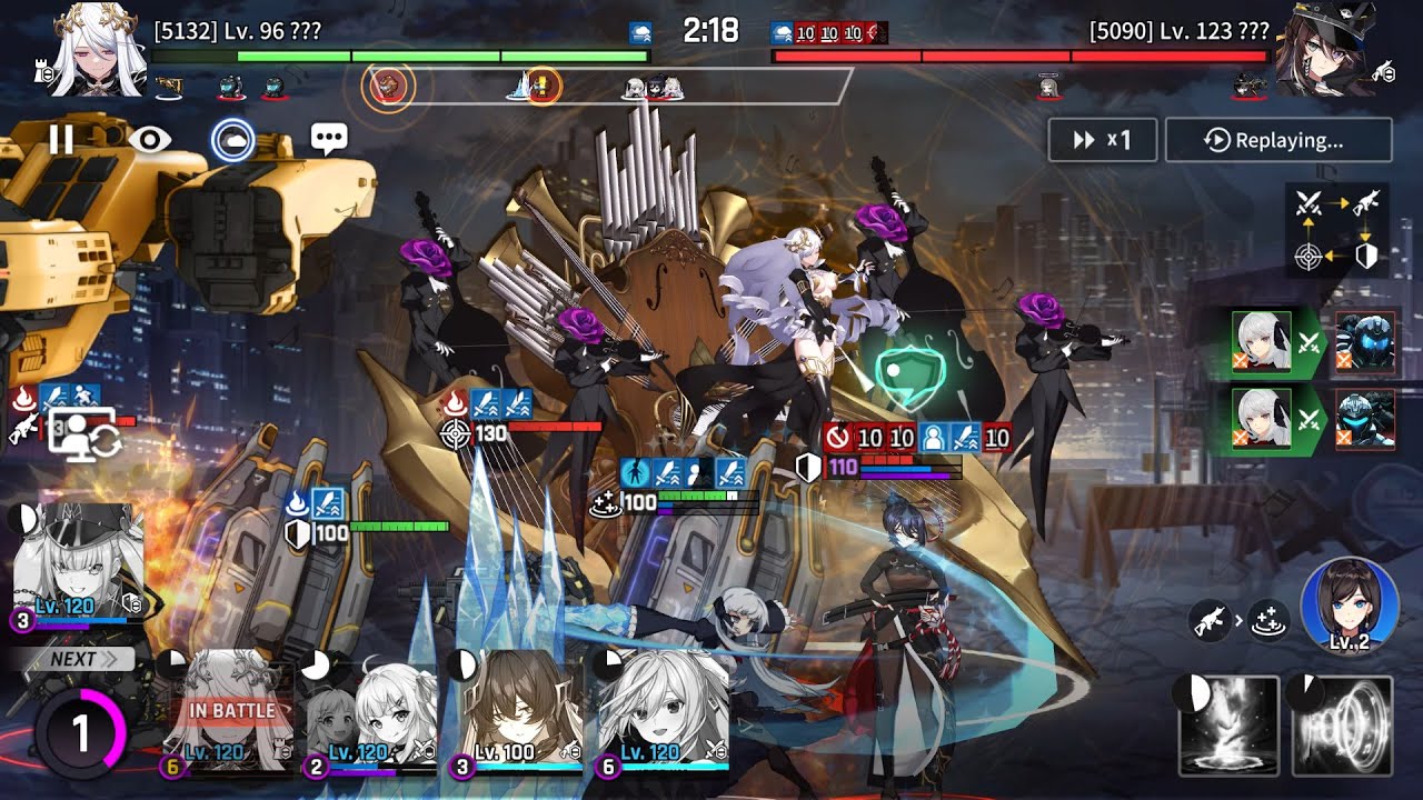 CounterSide pvp - tough match