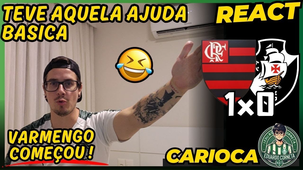 REACT FLAMENGO 1x0 VASCO - CARIOCA 2026 - POLEMICA NO CLASSICO E FLAMENGO SAI COM VIT&Oacute;RIA!