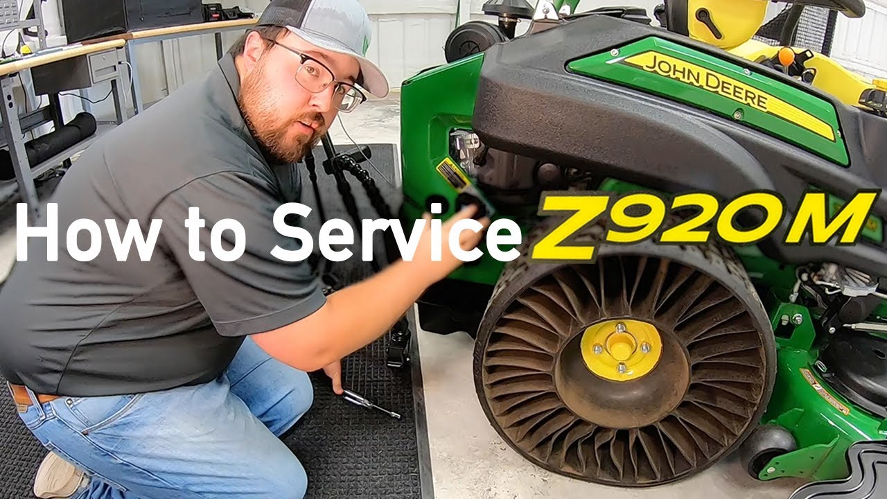 How to Service John Deere Z920M | Change Oil, Air Filter, Fuel Filter, Spark Plugs