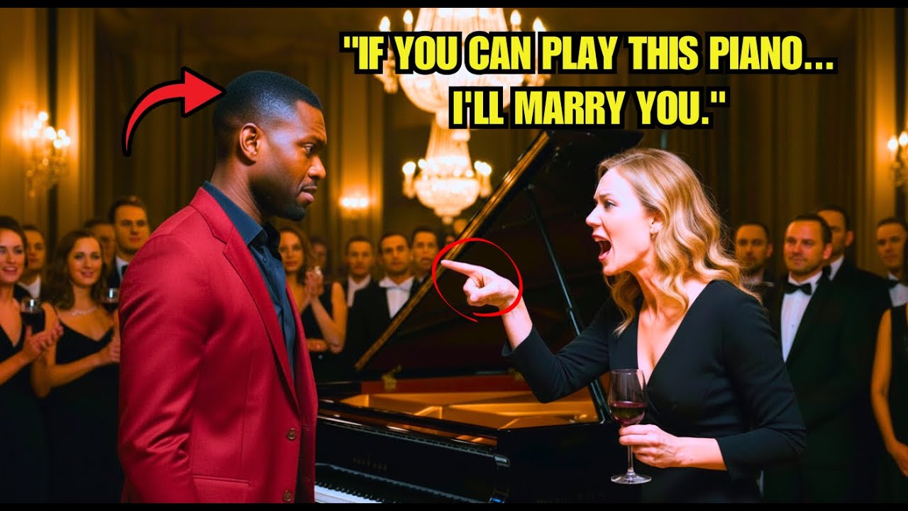 If You Can Play This Piano, I’ll Marry You! — Billionaire Mocked, Black CEO Plays Like a Genius