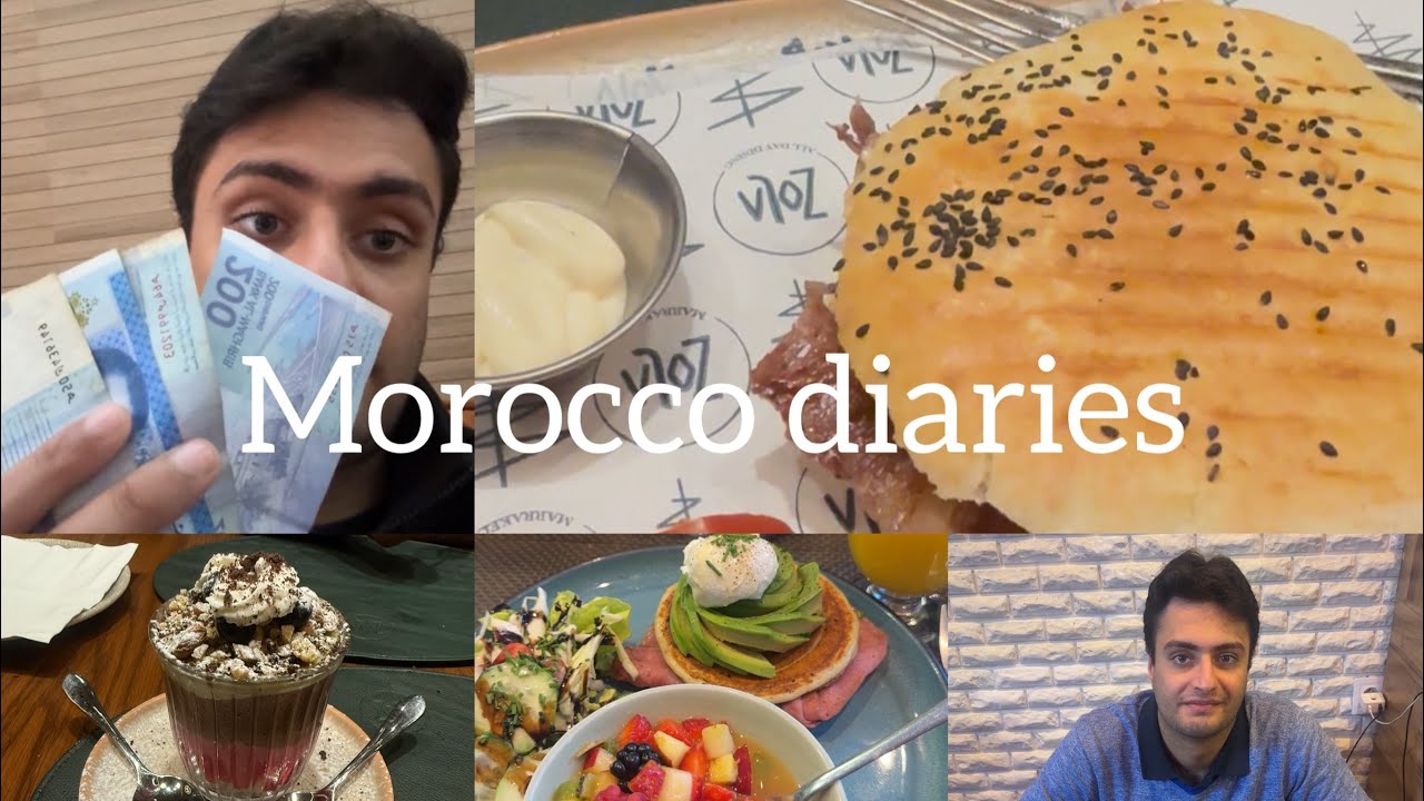 Day 2 in Morocco: breakfast at a cafe, currency exchange, body massage