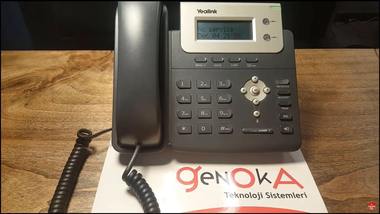 Yealink T20 IP Telefon Kurulumu | Hızlı Rehber ve Ağ Ayarları (VoIP Sistemleri İçin)