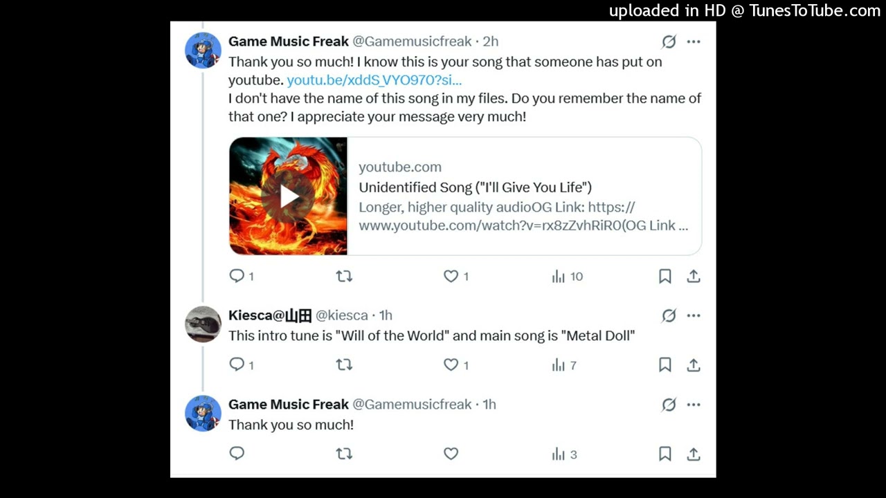 Kiesca - Will Of The World/Metal Doll (I GIVE YOU LIFE SOLVED)