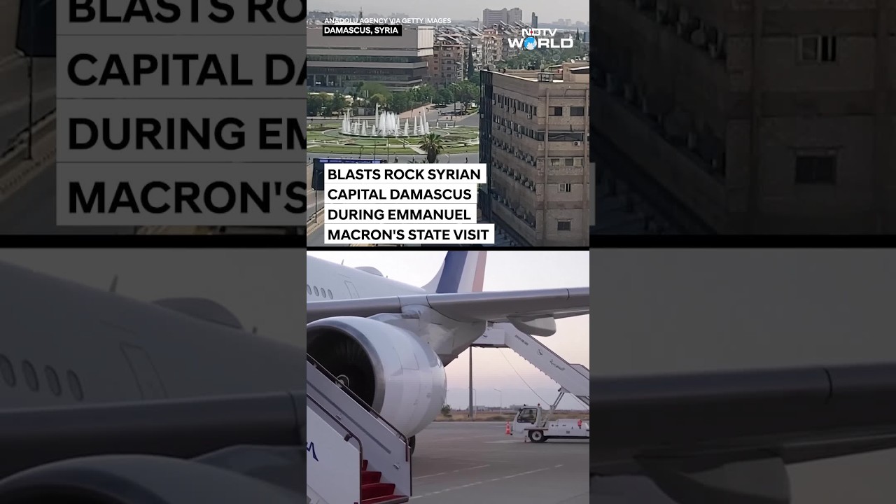 Syria Blasts: Two Bombs Explode Near Emmanuel Macron's Hotel In Damascus