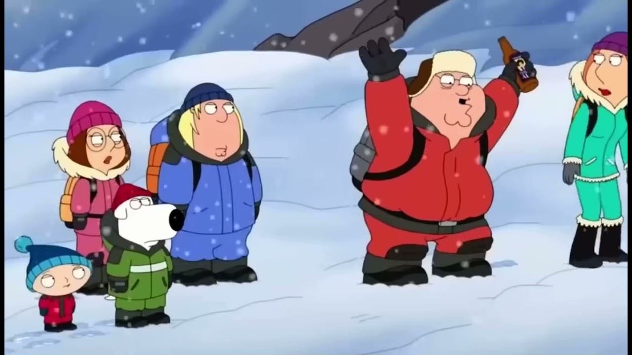 Peter drinking at high altitude | Family Guy