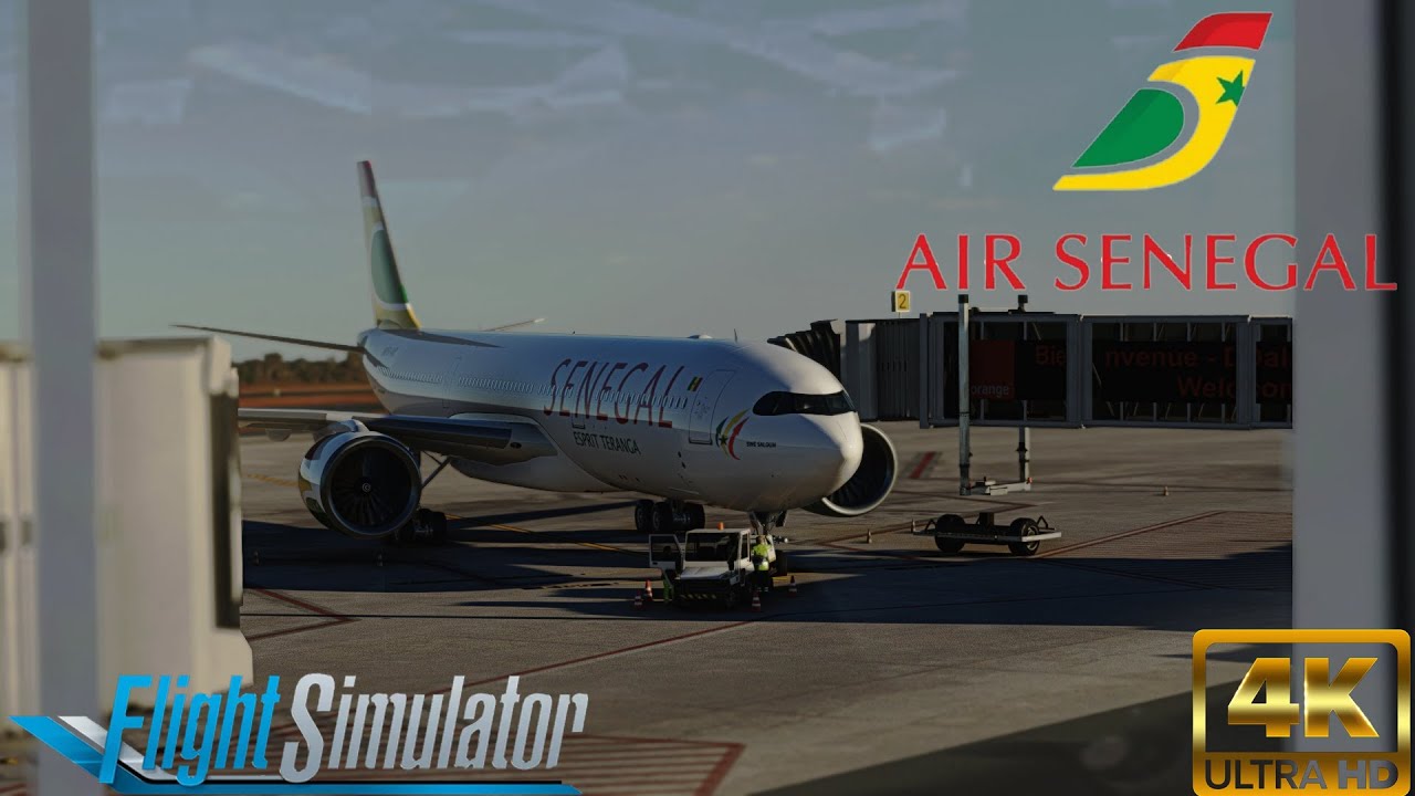 Los Angeles (KLAX) to Dakar Sénégal (GOBD) A330Neo | Microsoft Flight Simulator 2020 Air Senegal