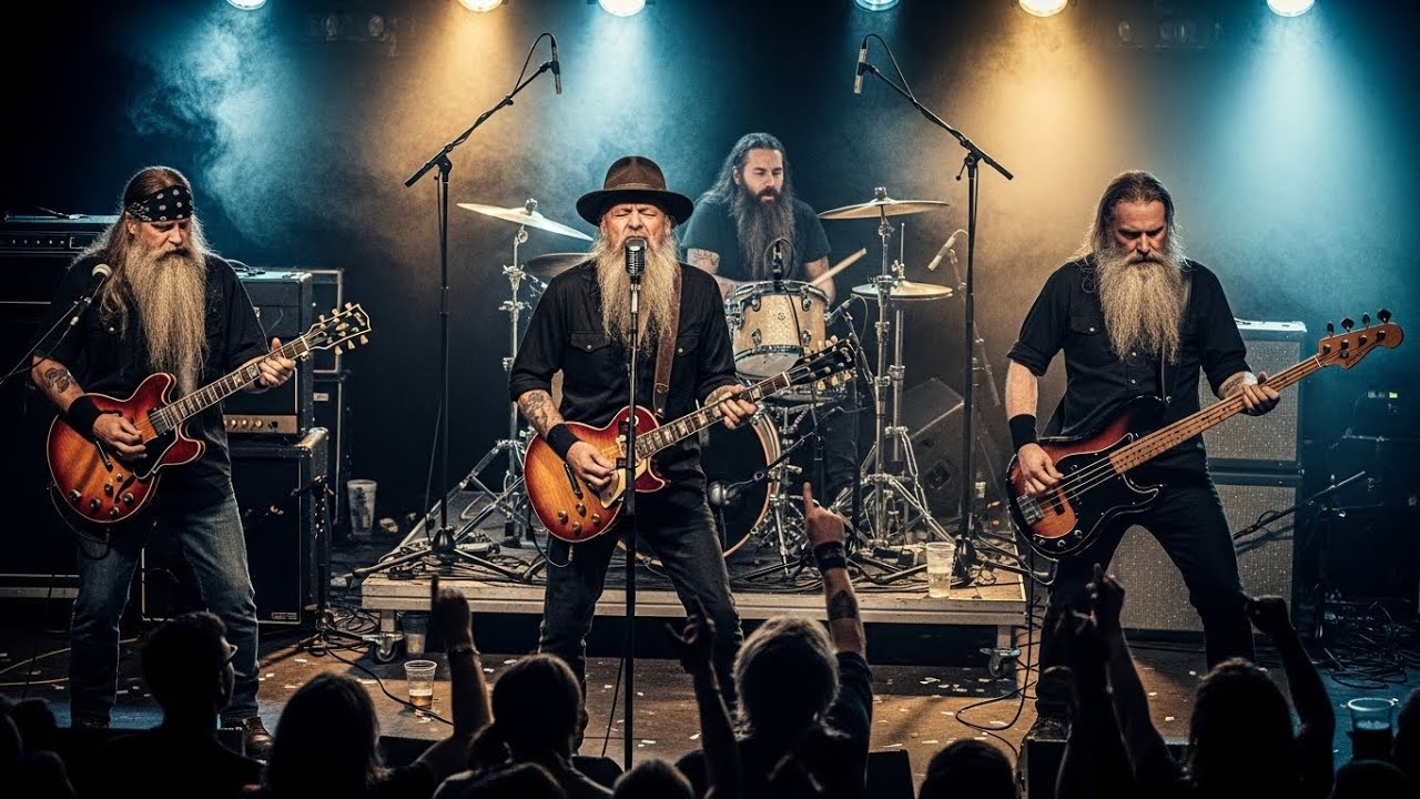 ZZ Top, Eric Clapton, The Animal, Muddy Jimi Hendrix Inspired Style Rock Blues Nostalgia Moment Vibe