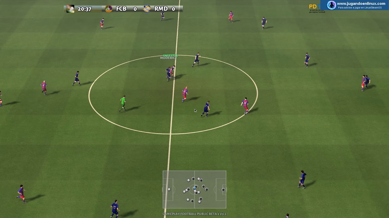 Jugamos a Gameplay Football (Open Source)