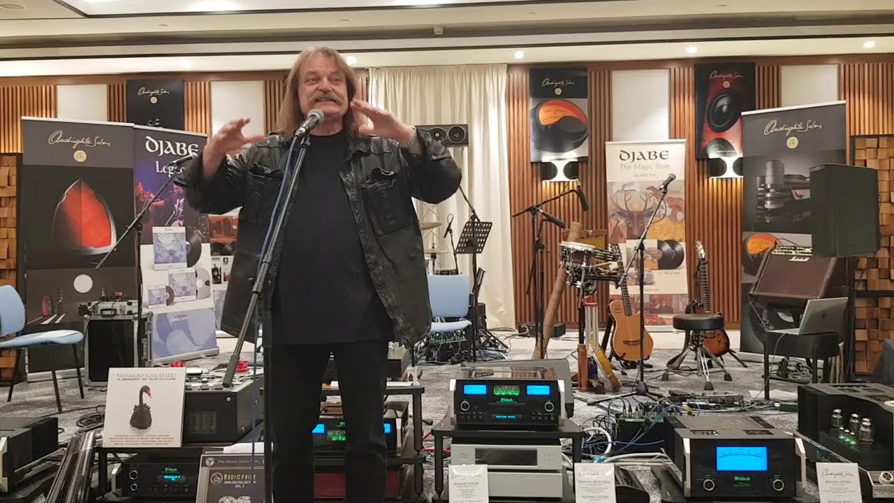 Leslie Mandoki előadása a budapesti HIFI Show díszvendégeként 1. (Crowne Plaza Budapest Hotel 2025)
