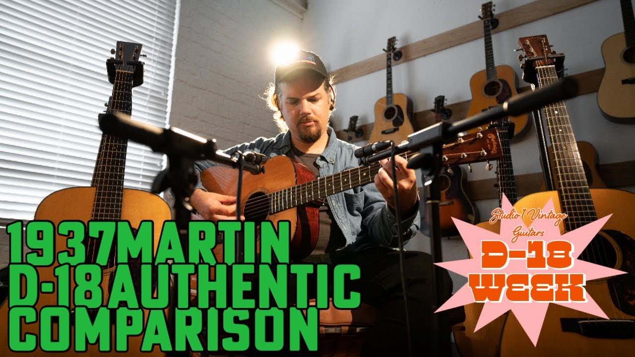 Martin D-18 1937 Authentic Comparison *D-18 Week* | Nick Brightwell presents