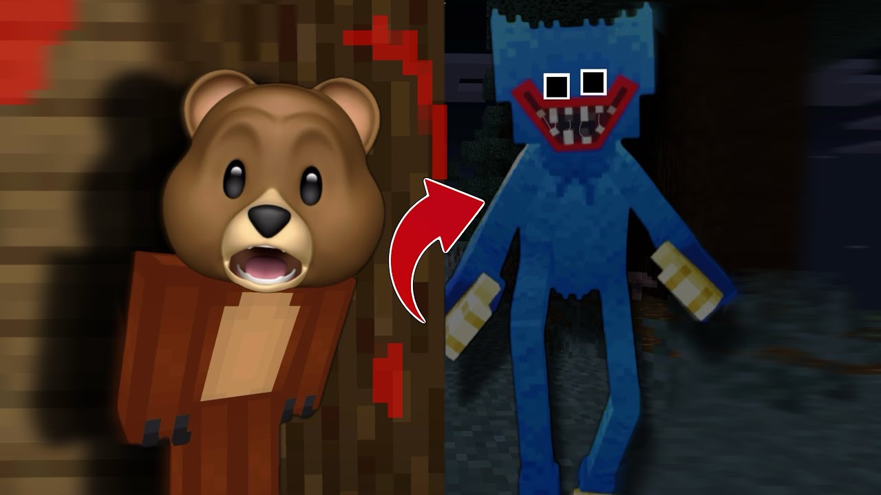 I Survived HUGGY WUGGY In Minecraft… (Huggy And Friends Addon!)