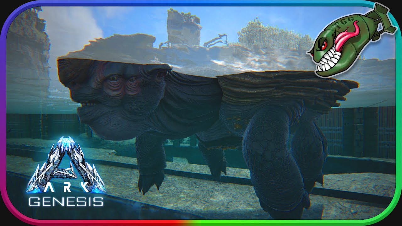 Ark: Genesis | Taming Trap for Megachelon, Turtle Taming Time! #7 (Ark Genesis Part 1 DLC)