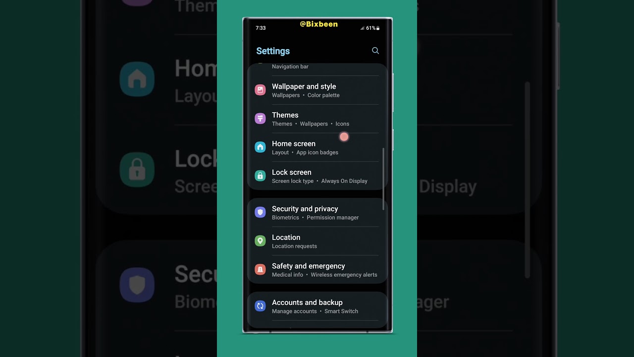 Take Screenshot without Status & Navigation bar on Samsung #shorts
